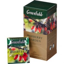 Чай GREENFIELD BARBERRY GARDEN (ЧЕРНЫЙ С БАРБАРИСОМ)  25 ПАК. X 1,5 Г