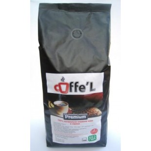 Кава в зернах ТМ Coffe`L Premium 1 kg 100% Arabica